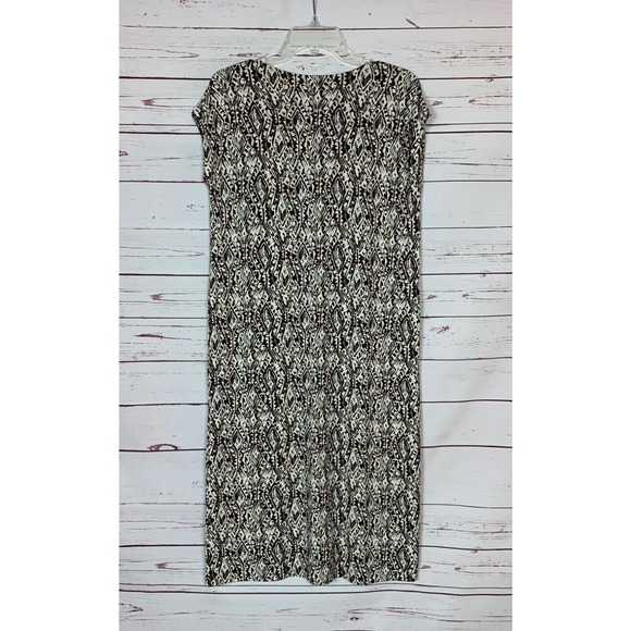 J.Jill Women's XSP Extra Small Petite Brown Boho With Pockets Soft Spring Dress - Picture 8 of 12